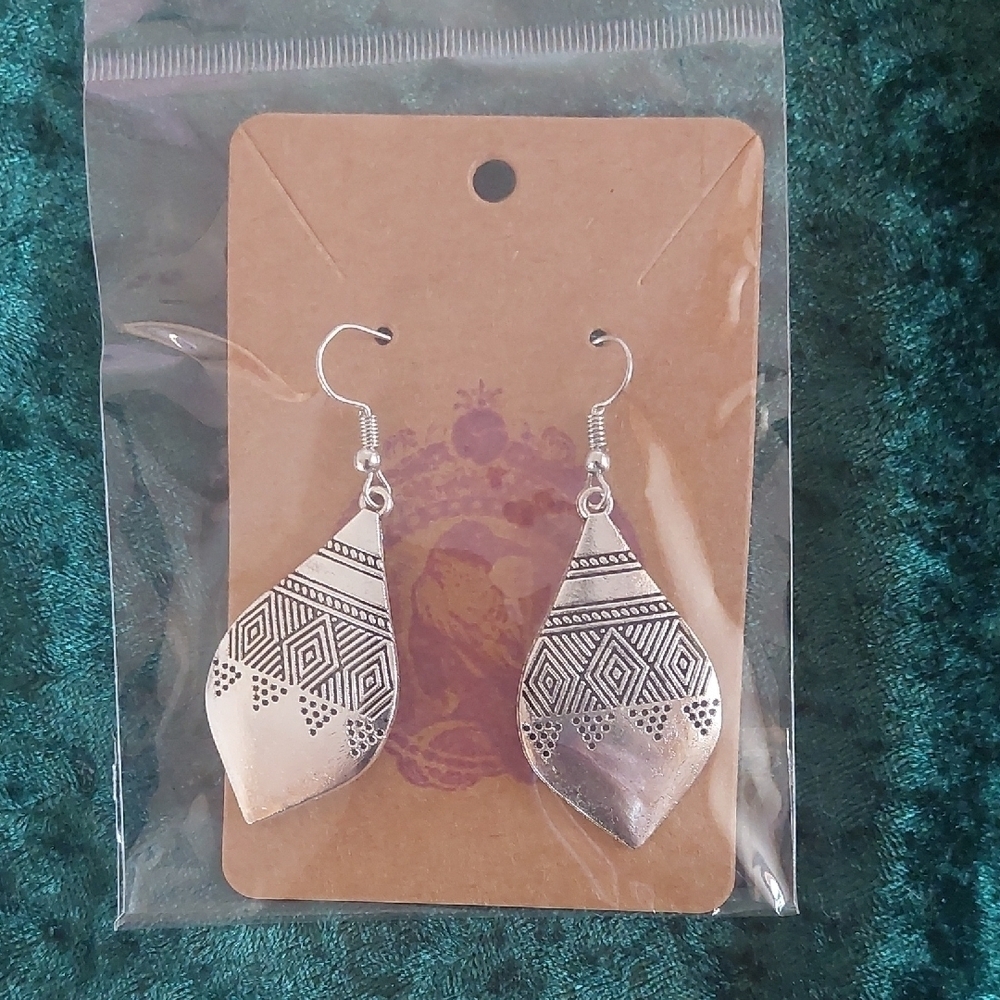 Silver Geometric Earrings